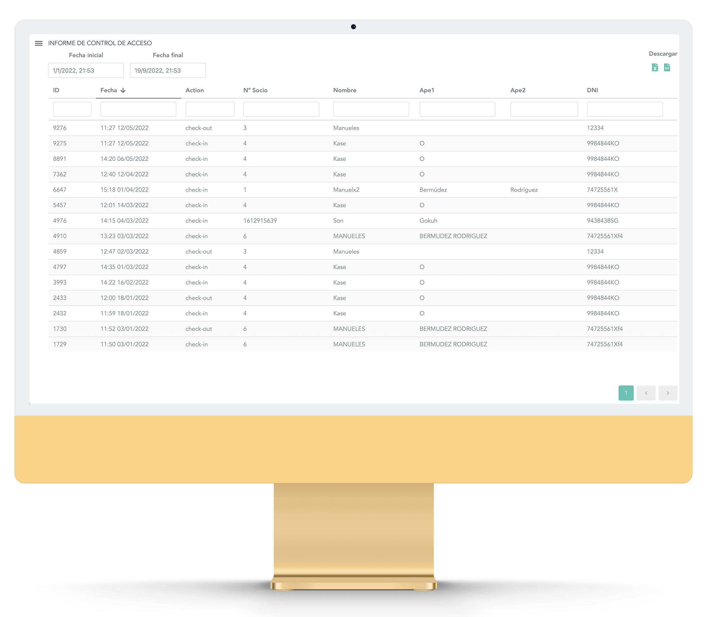 Control de Acceso SmokApp